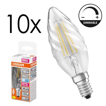 E14 LED 3.4 Watt neutral white dimmable 470 Lumen