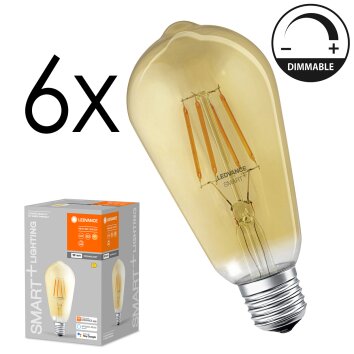 E27 LED 6 Watt warm-white dimmable 680 Lumen