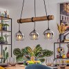 Koyoto hanging light, globe light, pendant light Ecru, black, 3-light sources