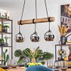 Koyoto hanging light, globe light, pendant light Ecru, black, 3-light sources