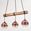 Koyoto hanging light, globe light, pendant light Ecru, black, 3-light sources