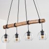 Koyoto hanging light, globe light, pendant light Ecru, black, 4-light sources