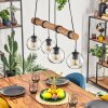 Koyoto hanging light, globe light, pendant light Ecru, black, 4-light sources