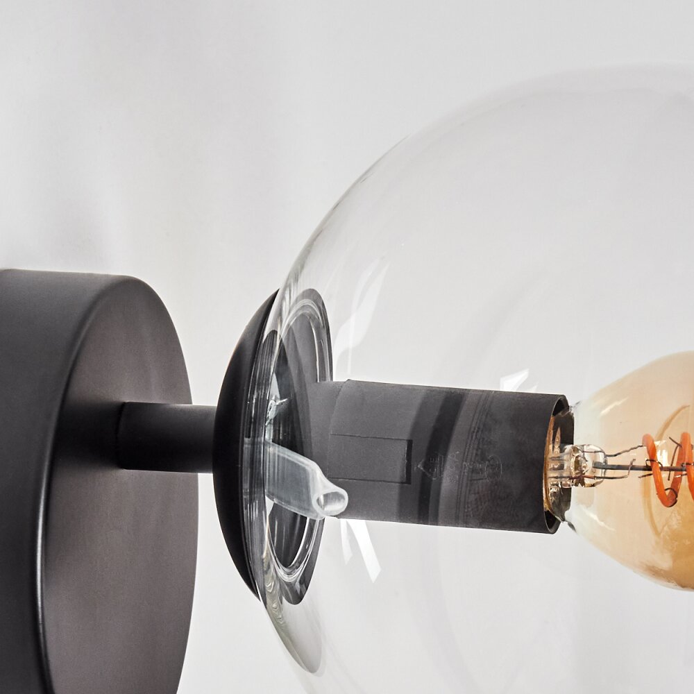 Koyoto globe light, wall light, wall spotlight clear, 1-light source