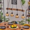 Koyoto hanging light, globe light, pendant light Ecru, black, 4-light sources