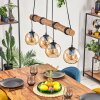 Koyoto hanging light, globe light, pendant light Ecru, black, 4-light sources