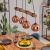 Koyoto hanging light, globe light, pendant light Ecru, black, 4-light sources