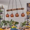 Koyoto hanging light, globe light, pendant light Ecru, black, 4-light sources