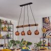 Koyoto hanging light, globe light, pendant light Ecru, black, 4-light sources