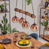 Koyoto hanging light, globe light, pendant light Ecru, black, 4-light sources