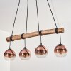 Koyoto hanging light, globe light, pendant light Ecru, black, 4-light sources