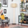 Sabadim floor lamp Ecru, black, 1-light source