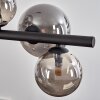 Chehalis globe light, pendant light Smoke-coloured, 8-light sources