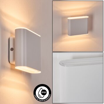 Paranhas outdoor wall light, Up & Down Light, wall light white, 1-light source