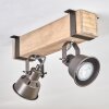 Pehefito ceiling light, ceiling spotlight grey, Ecru, 2-light sources