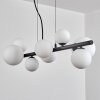 Chehalis hanging light, globe light, pendant light white, 8-light sources