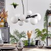 Chehalis hanging light, globe light, pendant light white, 8-light sources