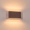 Paranhas outdoor wall light, Up & Down Light, wall light rust-coloured, 1-light source