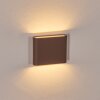 Gamas outdoor wall light, bathroom light, Up & Down Light, wall light rust-coloured, 1-light source