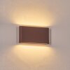Gamas outdoor wall light, bathroom light, Up & Down Light, wall light LED rust-coloured, 1-light source