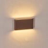 Gamas outdoor wall light, Up & Down Light, wall light LED rust-coloured, 1-light source