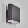 Gamas outdoor wall light, Up & Down Light, wall light LED anthracite, 1-light source