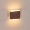 Gamas outdoor wall light, Up & Down Light, wall light LED rust-coloured, 1-light source