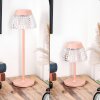 Macos desk lamp, table lamp, Reading light LED pink, 1-light source