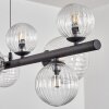 Chehalis hanging light, globe light, pendant light clear, 10-light sources