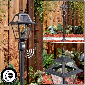 Fornelos outdoor light, path light black, 1-light source, Motion sensor