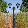 Fornelos outdoor light, lamp post, path light black, 2-light sources