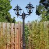 Fornelos outdoor light, lamp post, path light black, 2-light sources