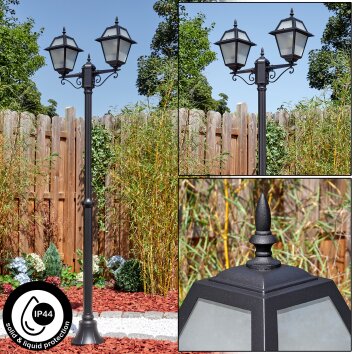 Fornelos outdoor light, lamp post, path light black, 2-light sources