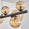 Chehalis hanging light, globe light, pendant light Amber, 10-light sources