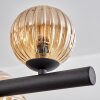 Chehalis hanging light, globe light, pendant light Amber, 10-light sources