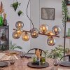 Gastor hanging light, globe light, pendant light Amber, Smoke-coloured, 10-light sources