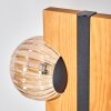 Chehalis globe light, floor lamp Ecru, black, 6-light sources