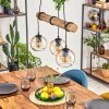 Koyoto hanging light, globe light, pendant light Ecru, black, 3-light sources