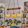 Basto hanging light, globe light, pendant light Ecru, black, 3-light sources