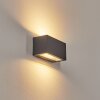 Brydebjerg outdoor wall light, Up & Down Light, wall light LED black, 1-light source