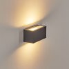 Brydebjerg outdoor wall light, Up & Down Light, wall light LED black, 1-light source