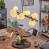 Chehalis hanging light, globe light, pendant light white, 10-light sources