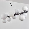 Chehalis hanging light, globe light, pendant light white, 10-light sources