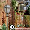 Fornelos outdoor light, path light gold, black, 1-light source, Motion sensor