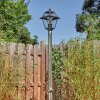 Fornelos outdoor light, lamp post, path light gold, black, 1-light source