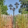 Fornelos outdoor light, lamp post, path light gold, black, 2-light sources