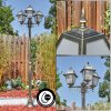 Fornelos outdoor light, lamp post, path light gold, black, 3-light sources