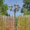 Fornelos outdoor light, lamp post, path light gold, black, 3-light sources