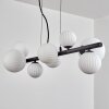 Chehalis hanging light, globe light, pendant light white, 8-light sources