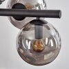 Gastor hanging light, globe light, pendant light Smoke-coloured, 8-light sources